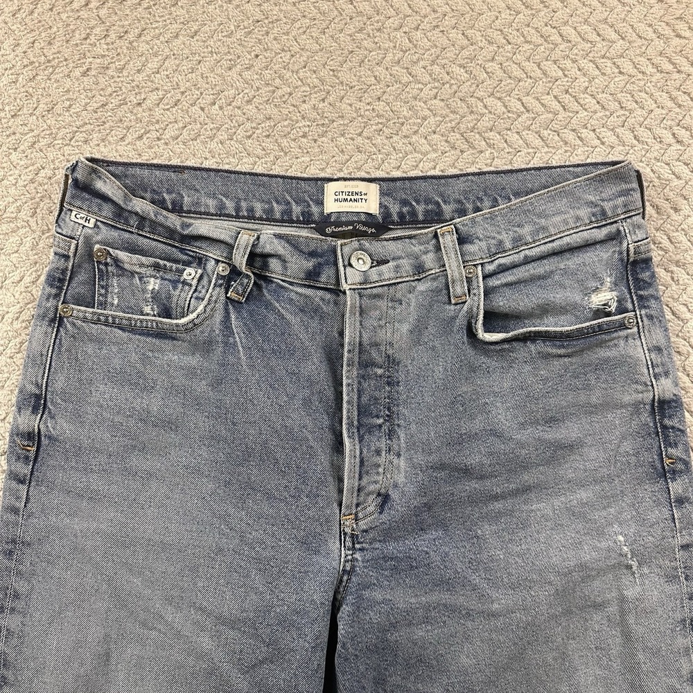 Citizens of Humanity Florence Jeans‎ Women's 31 BOHO Distressed button fly - Picture 3 of 16